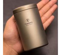 Tomshoo ¿C Pot à Thé LéGer En Titane, 35ml/80ml/120ml/200ml, BoîTe De Stockage De Thé Pour éPices à Café