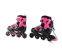 TOMSHOO Patins à roulettes pour Filles, Patins à Roues Alignées pour Enfants, Filles, avec Lumières LED Lumineuses, Patins à Roues Alignées pour Enfants, Taille Réglable, pour Débutants (S)