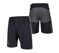 TOMSHOO Short de VTT pour Homme avec Rembourrage 3D et 4 Poches pour Sports de Plein air et Cyclisme