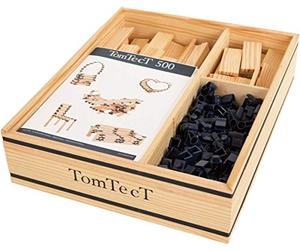 TOMTECT - Jeu de Construction en Bois - 500 Pièces - Jeu Créatif - Dès 5 Ans - Stimule Concentration et Motricité - Ecologique