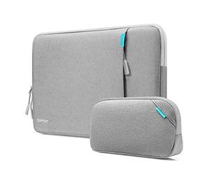 tomtoc 360° Housse pour Nouveau 13 Pouces MacBook Air M5/A3449 (2026), M4/A3240 (2025), M3/M2/M1, Compatible Aussi avec 13'' MacBook Neo A18 Pro, Sacoche pour Laptop avec Pochette pour Accessoires
