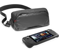 Tomtoc Case Case pour Steam Deck/OLED/Nintendo Switch 2/ASUS ROG Ally X Travel Bag, protection circulaire Sac de transport, Noir
