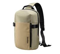 tomtoc Compact EDC Sling Bag, Sac à Bandoulière Minimaliste Crossbody pour 13" MacBook Air/Pro, 2024 13" iPad Pro M4, 13" iPad Air M2, Sac à Dos Résistant à L'eau, Usage Quotidien, Travail, Kaki/Vert