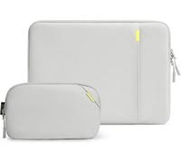 TomToc Defender-A13 Mallette pour ordinateur portable avec sacoche pour accessoires pour ordinateur portable de 14 pouces Gris