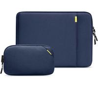 TomToc Defender-A13 Mallette pour ordinateur portable avec sacoche pour accessoires pour ordinateur portable de 14 pouces Bleu