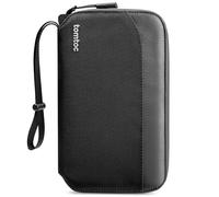 tomtoc Étui pour passeport de famille pour 4 passeports et 4 cartes, Étui de protection Organisateur avec porte-carte SIM et Eject Pin, Protection RFID, Compartiment pour carte de vaccination