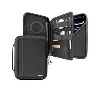 tomtoc Housse Portfolio Tablette 13 Pouces pour iPad Air M4/M3/M2 2026, iPad Pro 13 Pouces M5/M4 2025, iPad Pro 12,9", Galaxy Tab 12,4" S10+/S9+, Étui Rigide pour Magic/Smart Keyboard et Apple Pencil
