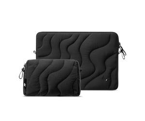 tomtoc Housse pour Ordinateur Portable 13 Pouces Nouveau MacBook Air M5/A3449 (2026), M4/A3240 (2025), M3/M2/M1, 13'' MacBook Neo/Pro M2 M1, Puffy Sacoche pour Laptop Set avec Pochette pour Accessoire