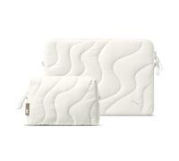 tomtoc Housse pour Ordinateur Portable 15" Nouveau MacBook Air M4/A3241 M3/A3114 M2/A2941 2025-2023, 15" Microsoft Surface Laptop Copilot+ PC, Puffy Sac pour Laptop Set avec Pochette pour Accessoires