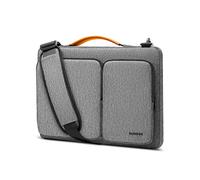 tomtoc Housse pour ordinateur portable 360° pour MacBook Air 13" 2024-2018 M3/A3113 M2/A2681 M1/A2337, MacBook Pro 13" M2/A2686 M1/A2337 2022-2016, étui étanche pour ordinateur portable Épaule