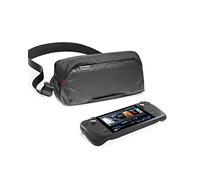 tomtoc Sac à Bandoulière pour Steam Deck (OLED)/Nintendo Switch 2/ROG Xbox Ally (X)/MSI Claw 8/7 AI+ et Accessoires, Étui de Transport Protection avec Poches pour Console pour Voyage Rangement
