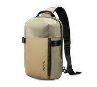 tomtoc Sac Bandoulière EDC Homme pour MacBook 13-14" et iPad, Kaki/Vert