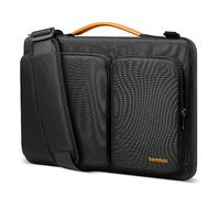 tomtoc Sacoche pour Ordinateur Portable 15/15,6/16 Pouces avec Protection à 360°, Bandoulière, Housse de Protection Imperméable Compatible avec les Ordinateurs Portables Chromebook et Macbook