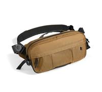 tomtoc X-Pac Sling Bag 5.5L - Sac à Bandoulière Urbain Étanche pour Homme, Compatible avec Switch 2 (2025), iPad Mini, Steam Deck, DJI Osmo Pocket 3/Action 4, Sacoche bandoulière de Voyage (Marron)