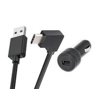 TomTom Chargeur de Voiture, câble USB-A vers USB-C pour GPS 5" 6" et 7", Compatible avec Tous Les équipés d'un Port USB-C (vérifiez Que Votre GPS Soit Inclus dans la liste en-Dessous)