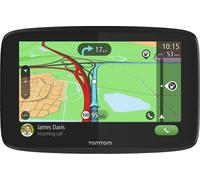 Tomtom GPS Voiture GO Essential, 6 Pouces, Info Trafic, Essai des Alertes de Zones de Danger, Cartes UE, Mise à Jour Via WiFi, Appels Mains-Libres, Fixation Magnétique Alimentée Noir