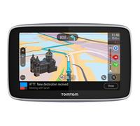 TomTom GPS Voiture GO Premium, 5 Pouces, Info Trafic, Alertes de Zones de Danger, Cartes Monde, Mise à Jour via WiFi, Appels mains-libres, Fixation Magnétique Alimentée