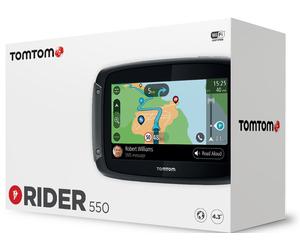 TomTom Rider 550 World Système de guidage d’itinéraire, noir, Taille unique