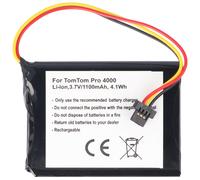 TOMTOM XXL, PRO 4000 batterie 1100mAh comme réplique de la batterie AccuCell