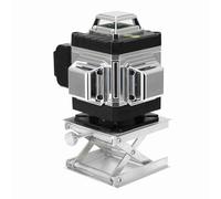Tomvorks 16 Lignes Niveau, Fonction D'auto-niveau, Outil Vertical Horizontal avec Emprunt Magnétique, Fonction D'inclinaison pour le Mur et L'autocollant (Bouchon UE)