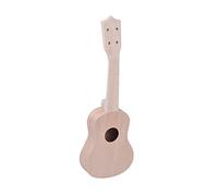 Tomvorks 21 '' Kit Uke ukulélé de Bricolage inachevé avec Corps et Cou de Basswood, Touche et Pont en Plastique, Corde en Nylon, adapté aux Enfants, amis. Un Grand Musical pour le Diy