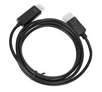 Tomvorks Adaptateur D'interface Multimédia DisplayPort vers HD Convertisseur Haute Définition 4K Mâle pour TV PC 1.8 M/5,9 Pieds (#1)