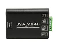 Tomvorks Adaptateur USB vers Can FD de qualité Industrielle avec Deux Interfaces pour L'analyse des Données en Alliage D'aluminium de Contrôle Industriel 96 X 104 X 25 Mm
