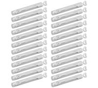 Tomvorks Baguette à Bulles Faite Maison, Couleur Pure, Mignon, Mini Tube à Bulles Vide, Jouet, 24 Pièces