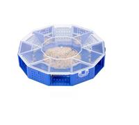 Tomvorks Boîte Piège à Cafards Réutilisable Non Toxique, Assemblage Facile, Lutte Antiparasitaire pour la Cuisine Domestique, Bleu 5.5 "X X 1 "pour Les Restaurants et Les Cuisines