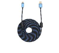 Tomvorks Câble de Chargement USB Robuste de pour Manette et ONE, Accessoire Charge Rapide pour les Joueurs, Durable et Résistant à L'usure, Micro USB, 1 unité