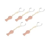 Tomvorks Collier Pendentif Sensoriel en Silicone, Collier à Mâcher Apaisant pour Autisme, TDAH, anxiété, 5 Pièces pour Enfants