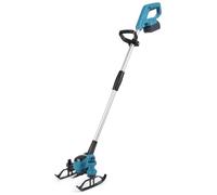 Tomvorks Coupe-Herbe électrique Polyvalent 21 V avec Puissance 500 W, Tête Rotative à 90°, Batterie 2000 MAh pour Une Coupe Pliable dans Le Jardin, Coupe-Herbe sans Fil (Bleue)