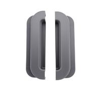 Tomvorks Couvercle de Poignée en Silicone, Texture Antidérapante, Protecteur Résistant à la Chaleur pour Friteuse à Air Crispi, Paquet de 2 (Grise)