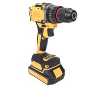 Tomvorks Ensemble de Perceuse électrique Polyvalente 3 en 1, Visseuse à Percussion sans Fil avec 2 Batteries, Adaptée à la Rénovation Domiciliaire et aux Projets Extérieurs (Prise UE 100-240 V)