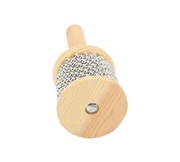 Tomvorks Jouet à Percussion Cabasa en Bois à Manivelle pour Enfants, adapté aux Enfants de 4 Ans et Plus, Excellent Son et durabilité (Cabasa de Trompette)