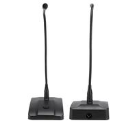 Tomvorks Microphone Filaire de Bureau, directivité en Forme de Cœur, Type Col Cygne pour Conférence, Base en Plastique Durable Anti-Corrosion, 1 unité