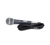 Tomvorks Microphone Filaire Haute fidélité, Microphone Portable Dynamique pour Le Chant karaoké et Les Haut-parleurs D'ordinateur, Câble en Alliage D'aluminium de