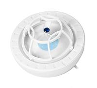 Tomvorks Mini Lave-vaisselle Portable Lave-vaisselle USB à Ultrasons [Marque] Minuterie de 15 Minutes Eau Haute Pression IP67 Nettoyant ABS Léger étanche avec Bulles (Bleu)