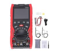 Tomvorks Oscilloscope Numérique à Double Canal, Appareil Portable 3-en-1 | Écran LCD couleur, Conception portable, Outil multifonction, Diagnostic immédiat, Batterie intégrée