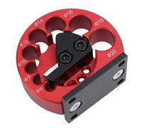 Tomvorks Outil D'arrondi du Bois Gabarit de Tige Ronde en Carbure Durable pour le Travail du Bois, la Fabrication de Meubles, Perceuse électrique en Alliage D'aluminium, Outil Fraisage pour les (Noir)