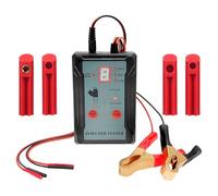 Tomvorks Outil de Nettoyage de Testeur D'injecteur Carburant 12V, Testeur D'injecteur Carburant Universel EFI et GDI (Rouge)