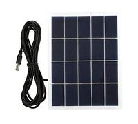 Tomvorks Panneau Solaire en Silicium Polycristallin, Chargeur de Puissance pour Lampadaire, Lampe de Jardin, Pompe Ventilateur Domestique
