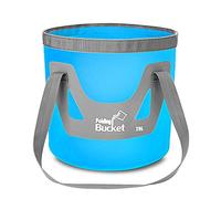 Tomvorks Peste de Douche de Camping Portable Rechargeable Compacte pour la Randonnée avec Design Rechargeable, Facile à (Seau)