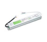 Tomvorks Pilote LED Imperméable IP67, Adaptateur de Transformateur D'alimentation Commutateur AC 90V-250V à DC 24V 10W pour la Bande LED LED Light Outdoor Lightbox, Délivre 24 V / 10 W de (24V 50W)