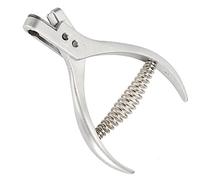 Tomvorks Pince Perforatrice Manuelle en Forme de U en Acier Inoxydable pour une Découpe Précise des Trous pour les Inspecteurs de Billets