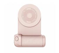 Tomvorks Poignée D'appareil Photo, Support de Téléphone Magnétique pour Prise de Vue Vidéo, avec Support de Chargement sans Fil, pour Regarder la Télévision ou Voyager, Compatible avec (Rose)