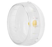 Tomvorks Roue à roulettes pour Hamster Durable, avec Fonctionnement Silencieux, pour l'exercice des Animaux de Compagnie, Résine PP Blanche (14CM)