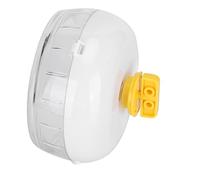 Tomvorks Roue à roulettes pour Hamster Durable, avec Fonctionnement Silencieux, pour l'exercice des Animaux de Compagnie, Résine PP Blanche (12CM)
