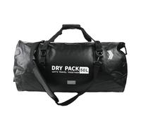 Tomvorks Sac de Sport étanche pour Moto avec Une Belle durabilité pour Moto, Camping, Bateau, Pêche, Kayak, PVC, 80 L, Jaune/Noir/Bleu, 27,6 X 23,2 X 29,9 Pouces (50L)