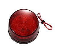 Tomvorks Stroboscope D'alarme Filaire Clignotant Rouge pour Système D'alarme de sécurité, Boîtier ABS étanche à la Pluie 12V 120mA
